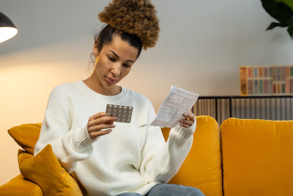 Member reading prescription