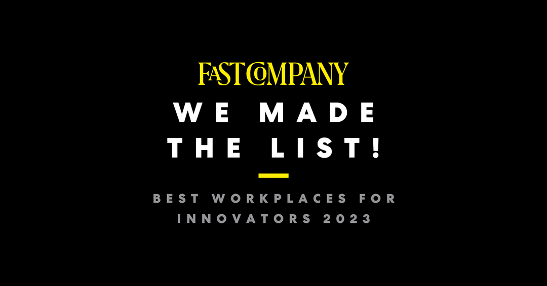 Curative is a finalist in Fast Company's 2023 “Best Workplaces for Innovators: Health and Wellness List.
