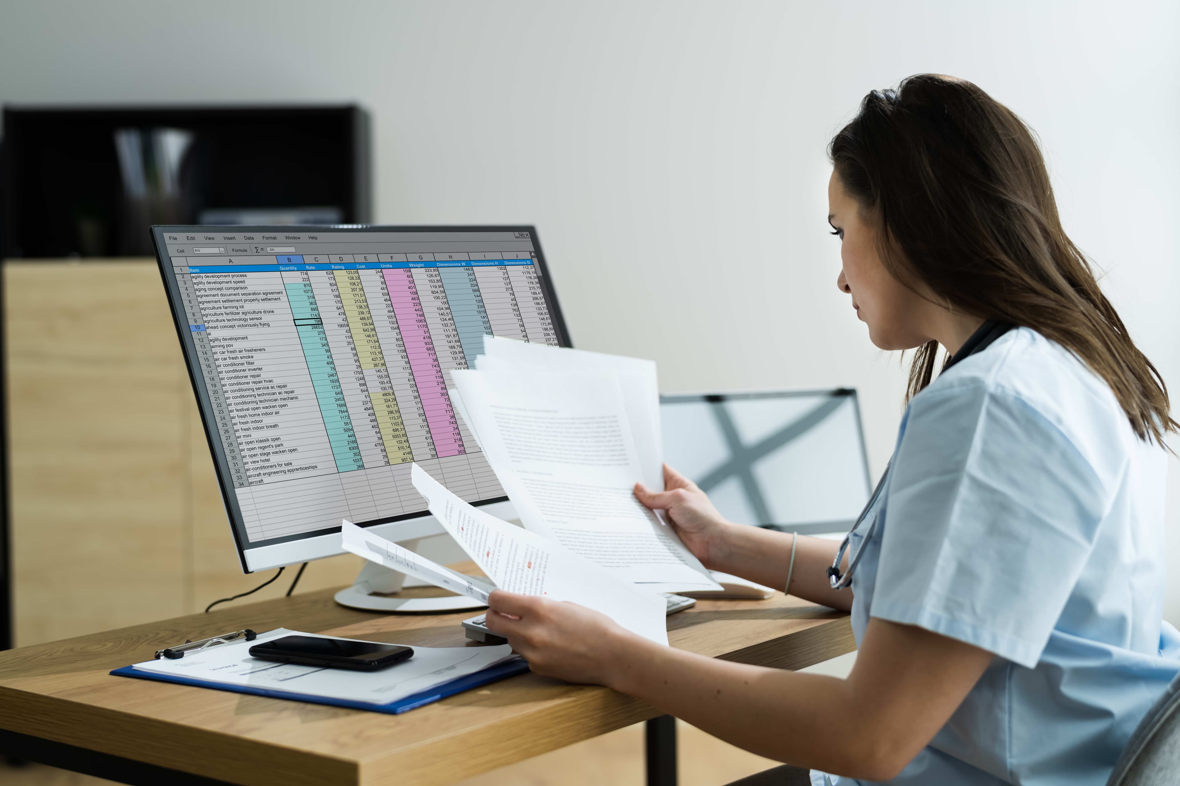Medical Bill Codes And Spreadsheet Data