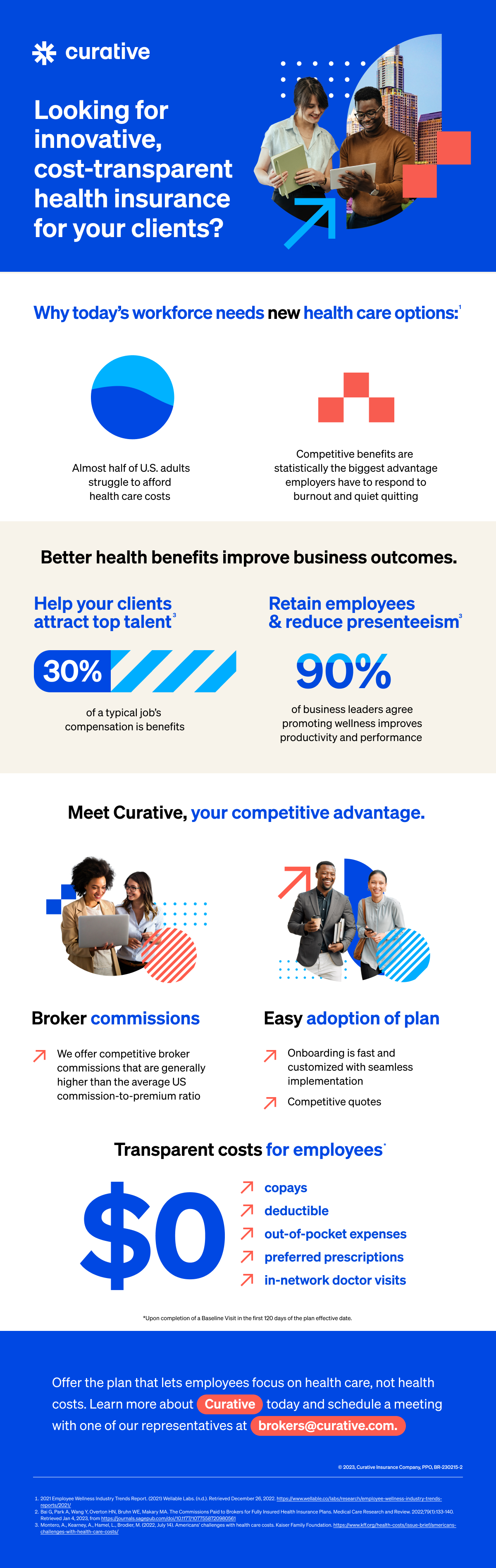 innovative, cost-transparent health insurance Infographic