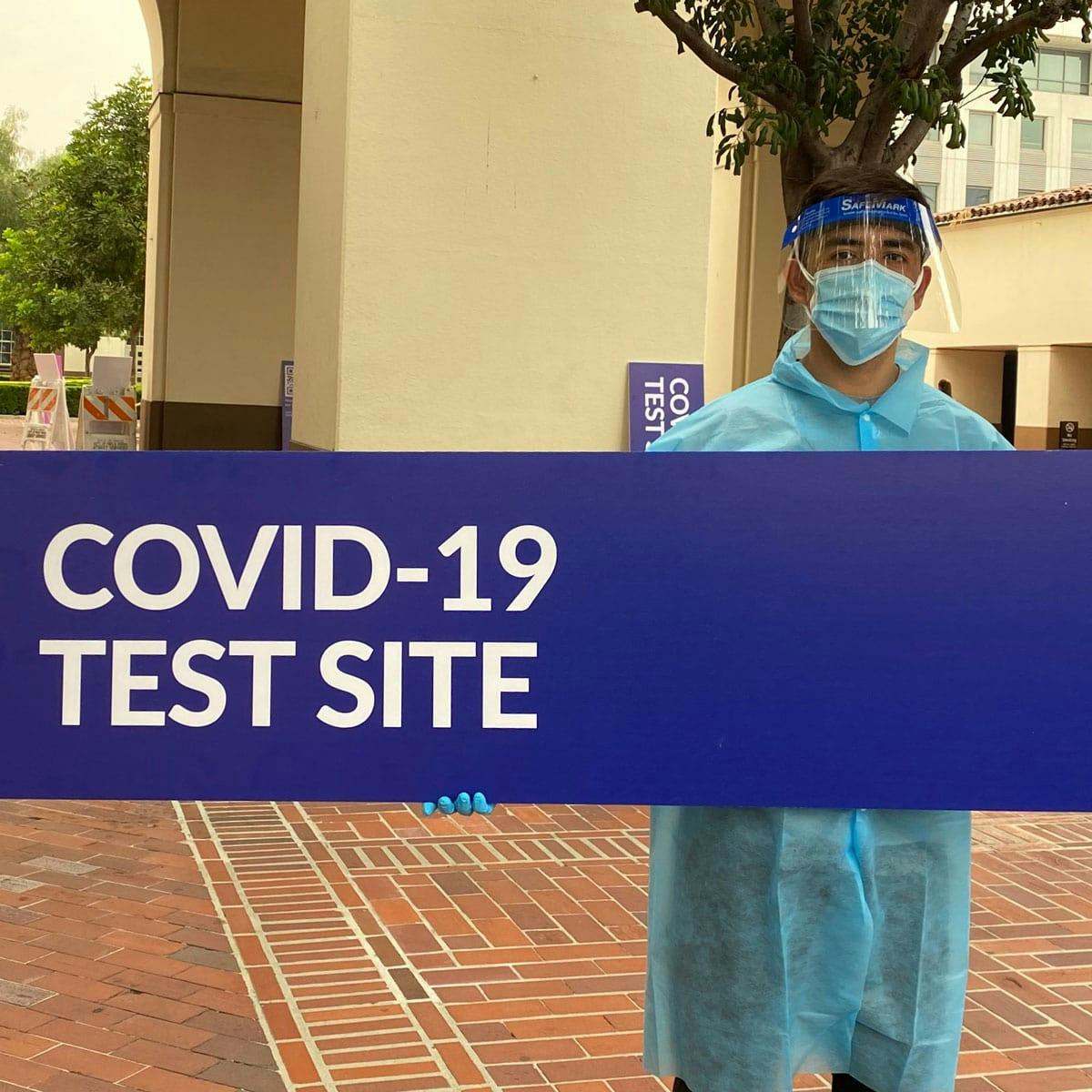 Page Field COVID-19 Testing Site Reopens As Demand Grows