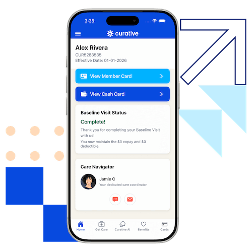 Curative Health Plan App | Your Benefits, Member Card & AI in Your Pocket